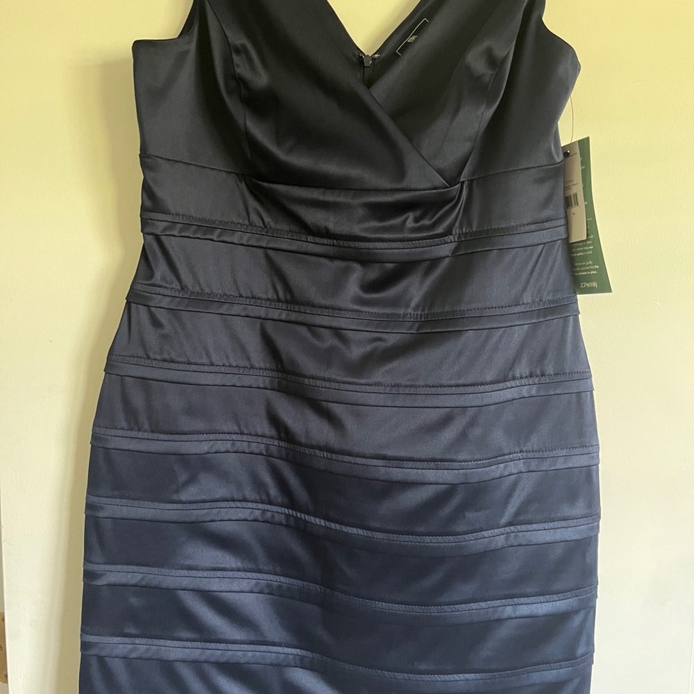 American Living Navy Sleeveless Mini Dress